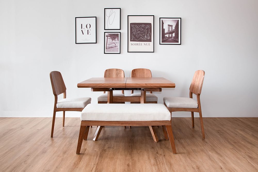 Comedor Santorini con sillas Imperio