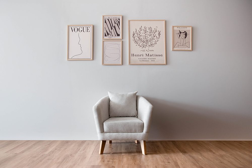 Poltrona Mini Curve acanalada